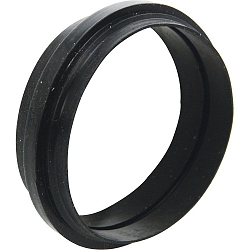 Seals for ground spike / wall spots, 60mm, IP44, rubber, black