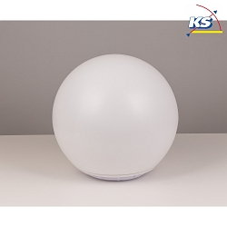 Solar LED Ball luminaire GLOBO RGB LED Outdoor luminaire, IP67, white, not dimmable