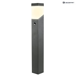 Lampadaire dextrieur MADELEINE avec capteur, rglable E27 IP44, anthrazit, mat gradable