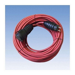 Euro extension cable 3m, H03VVH2-F 2x0,75 mm, white