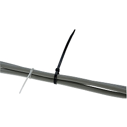 Heitronic cable ties black pack of 100, 100x2,5mm