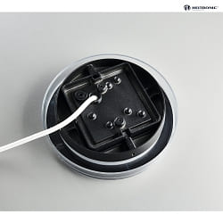 LED Auenwandleuchte MARBELLA, IP65, IK06 schlagfest, 12W 3000K 600lm, wei