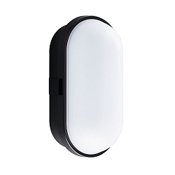 Lampada da parete e soffitto TOLEDO IP65, Nero 