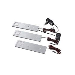 LED Under-cabinet luminaire IMOLA set of 3, 6,3W, 3000K, each 130lm, IP20
