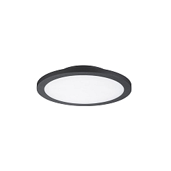 LED Auenleuchte TELLA, IP65, Rund, 15W 3000K 1050lm 120, Anthrazit / Opal