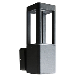 outdoor wall luminaire TOSKANA II square, switchable, set back IP65, anthracite 