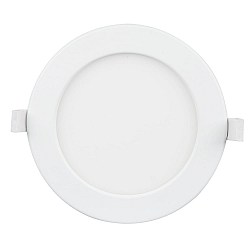 LED Einbaudownlight LE MANS, rund, 6W, 3000/4000/6000K, 430lm, IP44, dimmbar, wei