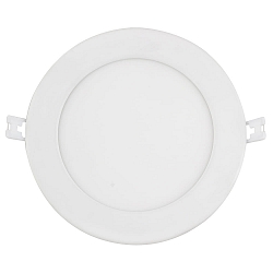 LED Einbaudownlight LE MANS, rund, 12W, 3000/4000/6000K, 1000lm, IP44, dimmbar, wei