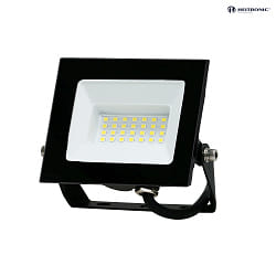 Outdoor LED Flutlichtstrahler BOLTON 2.0, IP65, 50cm Kabel (offen), Alu schwarz, 20W 3000K 1620lm