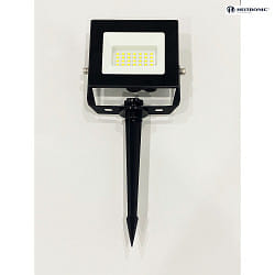 gorund spike luminaire BOLTON 2.0 with plug, switchable IP44, powder coated, black 