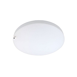 wall and ceiling luminaire ALLROUNDER round, with motion detector IP54, white 