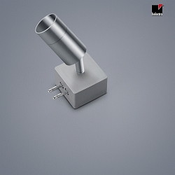 end piece with spot VIGO 1 flame, adjustable IP20, nickel matt, anodised dimmable