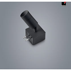 end piece with spot VIGO 1 flame, adjustable IP20, black matt dimmable