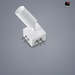 90 connector with spot VIGO 1 flame, adjustable IP20, white matt dimmable