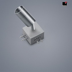 90 connector with spot VIGO 1 flame, adjustable IP20, nickel matt, anodised dimmable