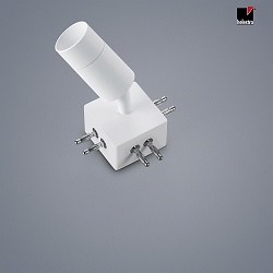 T-connector with spot VIGO 1 flame, adjustable IP20, white matt dimmable