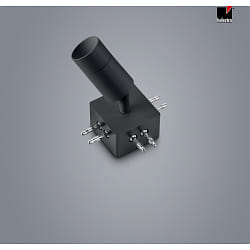 T-connector with spot VIGO 1 flame, adjustable IP20, black matt dimmable
