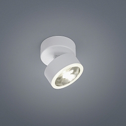 Plafoniera PAX IP20, bianco opaco dimmerabile