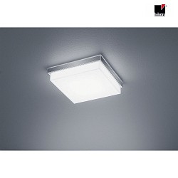 LED Bad-Deckenleuchte COSI 210, IP30, 12W 2900K 1020lm, CRi >90, dimmbar, Glas satiniert + poliert, mattnickel