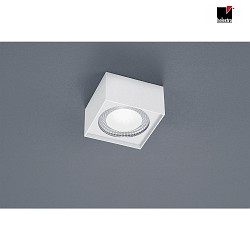 LED Aufbau-Deckenleuchte KARI, IP30, Eckig, 12 x 12cm, 12W 2700K 1030lm, CRi >90, dimmbar, mattwei