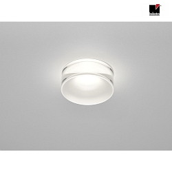 LED Ceiling recessed luminaire SKA LED, IP20, glass partially satined