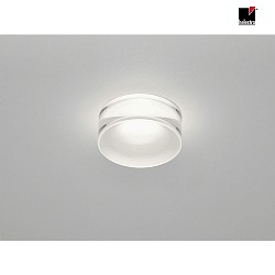 LED Ceiling recessed luminaire SKA LED, IP20, glass partially satined