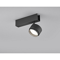 Plafoniera PONT 1-Lampadina IP20, Nero dimmerabile