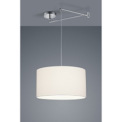 Luci a sospesione CERTO 2 E27 IP20, cromo, bianco