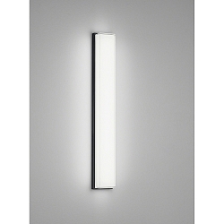 wall luminaire COSI IP30, satined, black matt dimmable