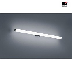 Luci da specchio LOOM 90 medio, commutabile, con diffusore IP44, nero opaco 