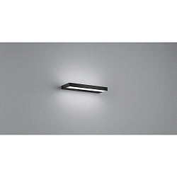 LED Wall luminaireSLATE 30 LED Mirror lamp IP44 black matt