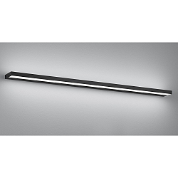 LED Wall luminaireSLATE 120 LED Mirror lamp IP44 black matt