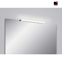 LED Wandleuchte / Spiegelleuchte LADO-S 60, IP44, 12W 2900K 1040lm, CRi >90, schaltbar, chrom