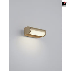 Lampada da parete LUZ ruotabile, diretto / indiretto, con diffusore IP54, caff marrone dimmerabile
