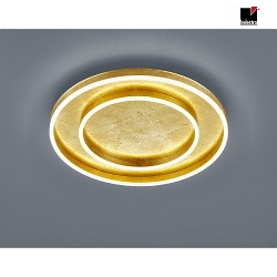 LED Deckenleuchte SONA, IP20, Ø 59.5cm, 2-fach, 60W 2900K 4690lm, dimmbar, Stahl / Acryl
