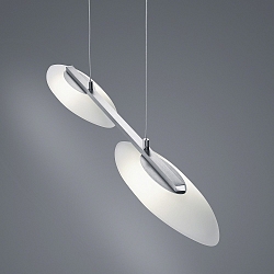 LED Pendant luminaire SALLY LED, IP20, nickel matt - chrome