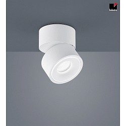 ceiling luminaire NAKA 15W 1 flame, adjustable IP20, white matt dimmable