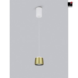 pendant luminaire OVE IP20, gold, white dimmable