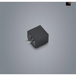 end piece VIGO with plug, magnetic mounting, black matt
