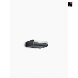 LED Wandleuchte LUME, IP20, 9W 2700K 850lm, CRi >90, zylindrisch, Kopf drehbar, dimmbar, mattschwarz / satiniert