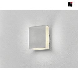 LED Treppenleuchte CANO, IP20, UP-Dosen-Halb-Einbau, eckig, indirekt, 9.7W 2700K 120lm, aluminium matt