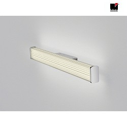 LED Wandleuchte / Spiegelleuchte ALLA, IP44, 60 x 7cm, 12W 3000/4000K (CCT DIP), CRi >90, schaltbar, chrom