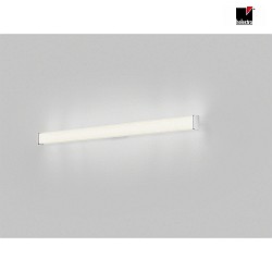 LED Wandleuchte / Spiegelleuchte ALLA, IP44, 120 x 7cm, 24W 3000/4000K (CCT DIP), CRi >90, schaltbar, chrom