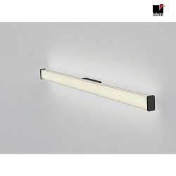 LED Wandleuchte ALLA, Mae: 120 x 7cm, 24W, 4000K, 1890lm, IP44, schwarz matt