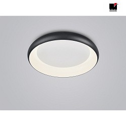 LED Decken/-Wandleuchte TYRA,  54cm, 32W, 2700K, 1610lm, IP20, dimmbar, schwarz matt, wei