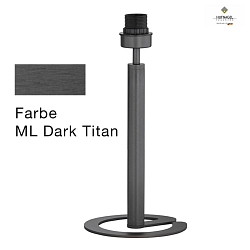 Lampe de table MIU E27 IP20, titane gradable