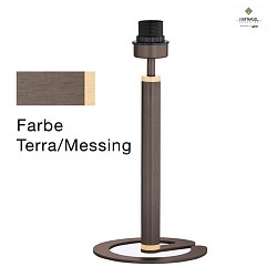 Lampe de table MIU E27 IP20, laiton, terre gradable