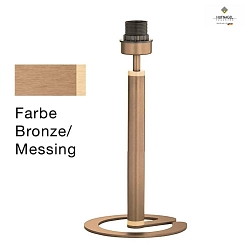 Lampe de table MIU E27 IP20, bronze, laiton gradable