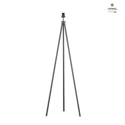 Lampadaire TILDA E27 IP20, titane gradable