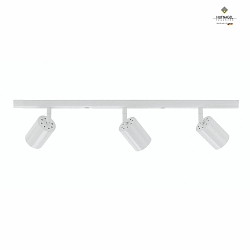 Strahlerleiste UMA, 3-flammig, 60cm, 3x GU10, dreh- und schwenkbar, Weiß